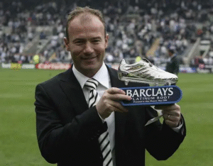 Alan Shearer – Newcastle’s all-time top scorer and footballing legend.