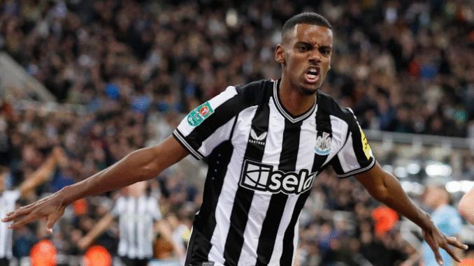 Magpies' star striker at center of British record transfer storm