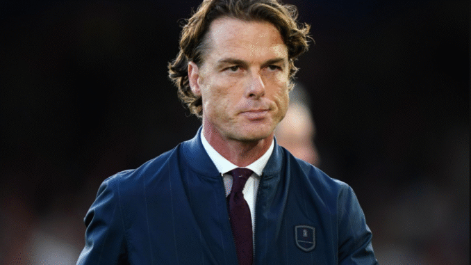Burnley manager Scott Parker