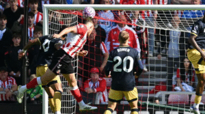 Dan Ballard, who scored for Sunderland in last season's play-off semi-final against Coventry, doubled the Black Cats' lead with a firm header